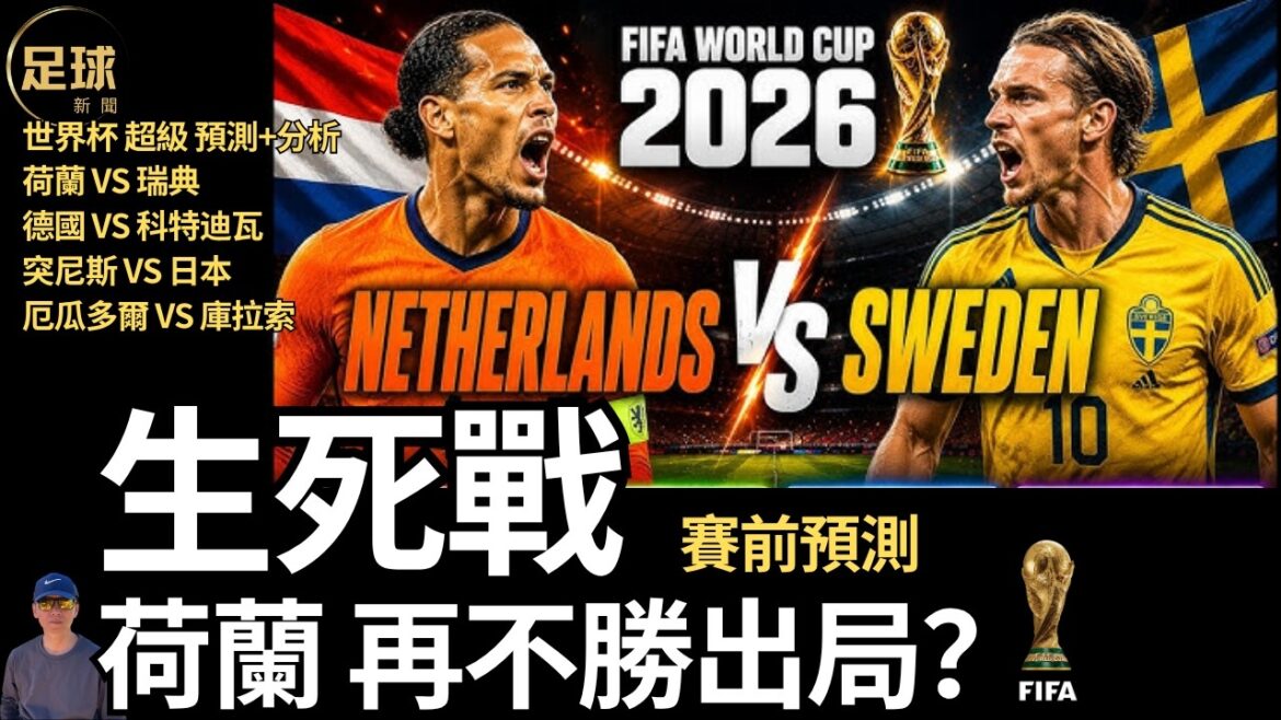 Pronostics d’avant-match pour la Coupe du Monde Pays-Bas contre Suède Allemagne contre Côte d’Ivoire Tunisie contre Japon Équateur contre Curaçao Pronostics d'avant-match pour la Coupe du Monde Pays-Bas contre Suède Allemagne contre Côte d'Ivoire Tunisie contre Japon Équateur contre Curaçao