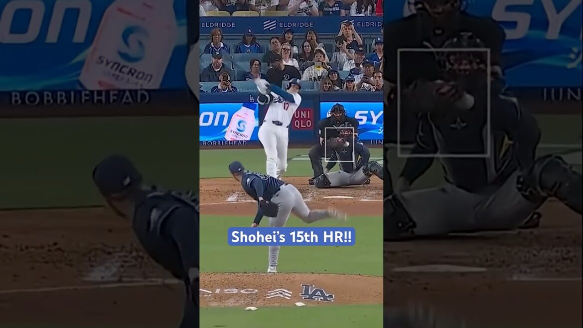 Le 15e HR de la saison de Shohei Ohtani pour les Dodgers !