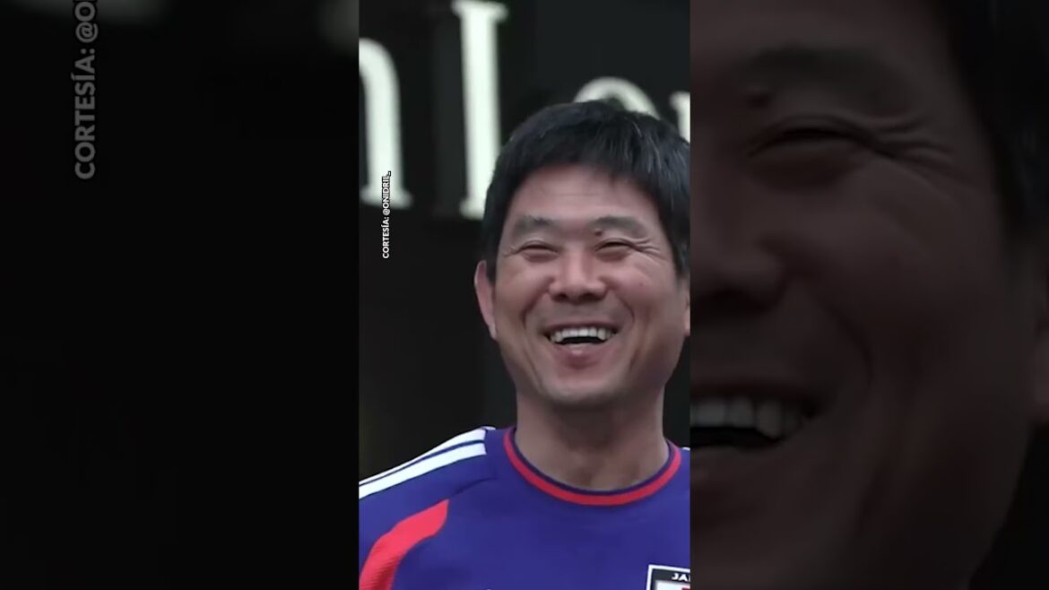 Même l'entraîneur du Japon ne peut pas résister à Harry Kane !🇯🇵📸