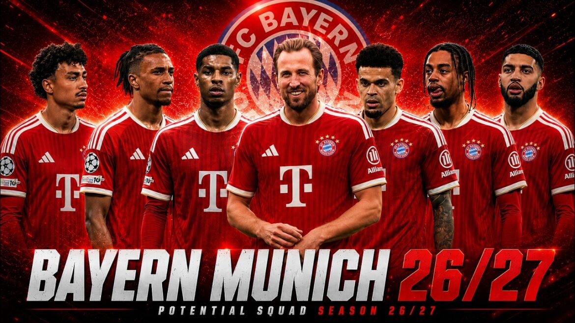 BAYERN MUNICH SAISON COMPLÈTE DE L’ÉQUIPE 2026/27 | Mise à jour de l’équipe du Bayern Munich avec les rumeurs de transfert BAYERN MUNICH SAISON COMPLÈTE DE L'ÉQUIPE 2026/27 | Mise à jour de l'équipe du Bayern Munich avec les rumeurs de transfert