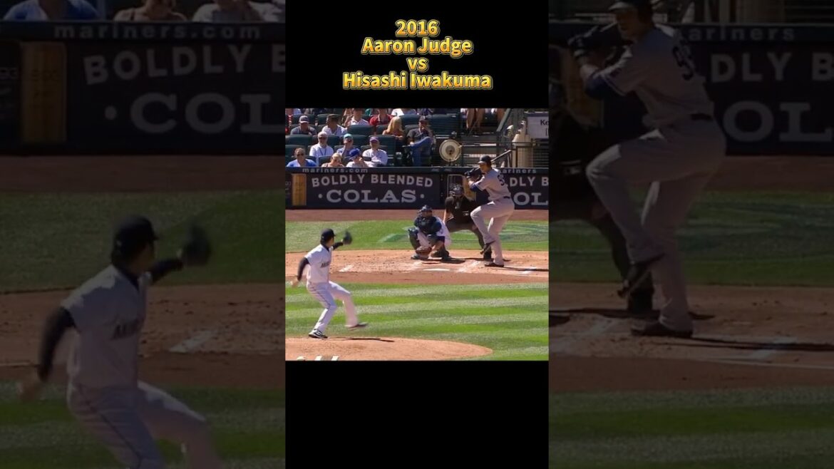 Aaron Judge contre Hisashi Iwakuma 2016 MLB tous les pitchs des NewYork Yankees Aaron Judge #shorts Aaron Judge contre Hisashi Iwakuma 2016 MLB tous les pitchs des NewYork Yankees Aaron Judge #shorts