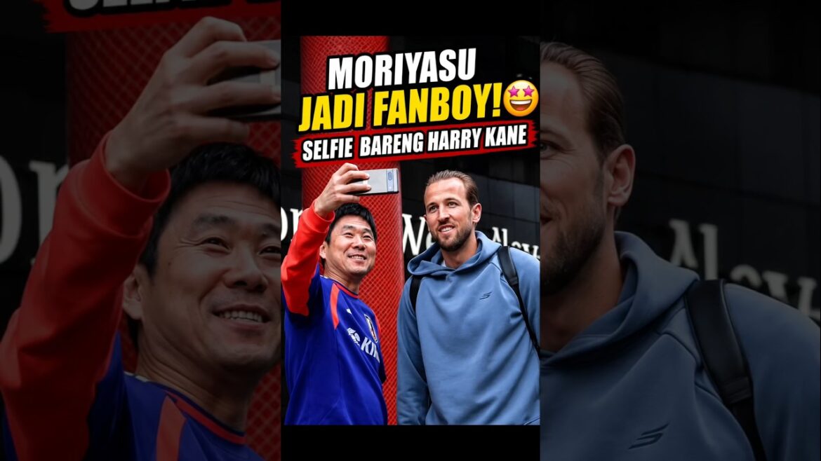 Moment rare ! Selfie de l’entraîneur japonais avec Harry Kane #football #soccer #videoshort #japan Moment rare ! Selfie de l'entraîneur japonais avec Harry Kane #football #soccer #videoshort #japan