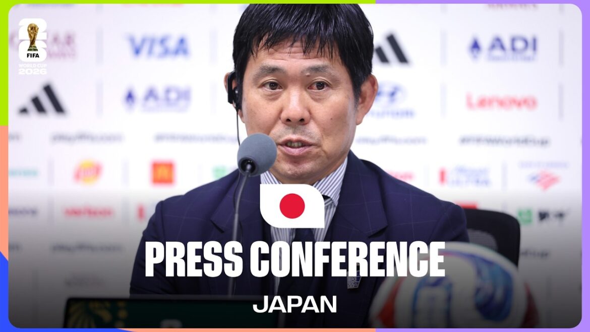Conférence de presse d’après-match : le Japonais Hajime Moriyasu sur la victoire 4-0 contre la Tunisie Conférence de presse d'après-match : le Japonais Hajime Moriyasu sur la victoire 4-0 contre la Tunisie