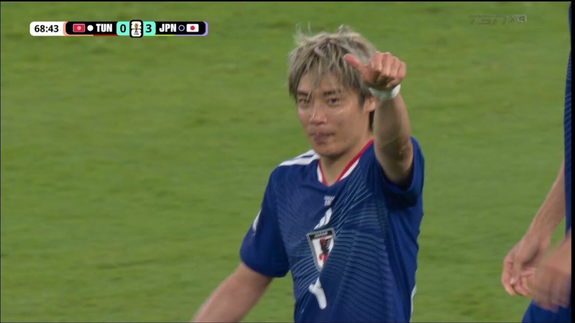 But de Junya Ito contre la Tunisie | Japon vs Tunisie 3-0 Faits saillants | Coupe du Monde de la FIFA 2026