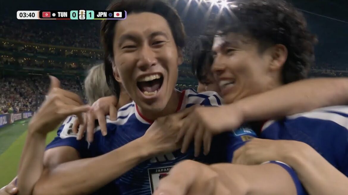 But de Daichi Kamada contre la Tunisie | Japon vs Tunisie 1-0 Faits saillants | Coupe du Monde de la FIFA 2026