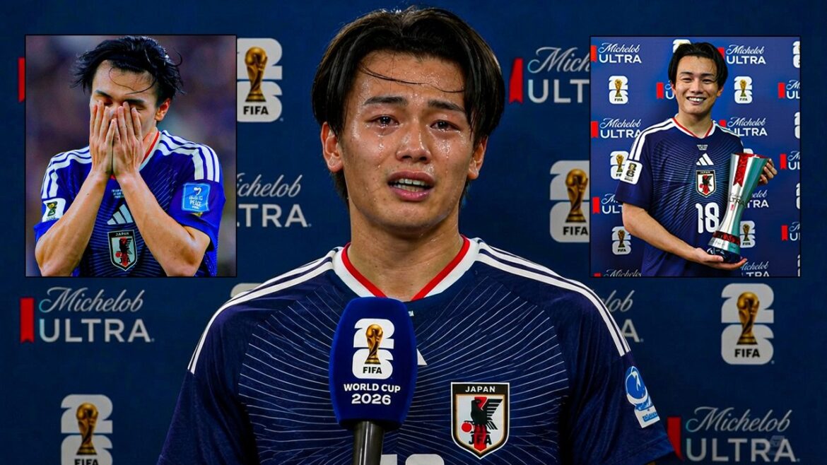 Ayase Ueda déclaration émotionnelle après avoir remporté le titre de Joueur du match | Japon contre Tunisie 4-0 | Championnat du Monde Fifa