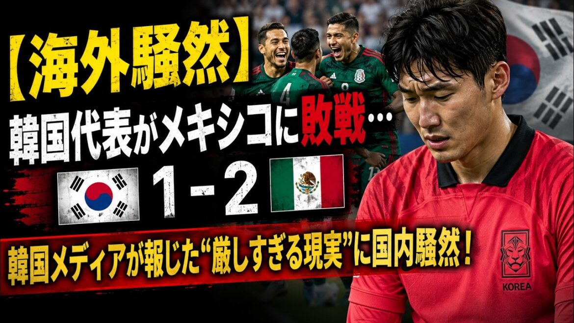 [Tollé à l'étranger]L'équipe nationale sud-coréenne perd contre le Mexique... La « dure réalité » rapportée par les médias coréens après le match provoque un tollé au niveau national !