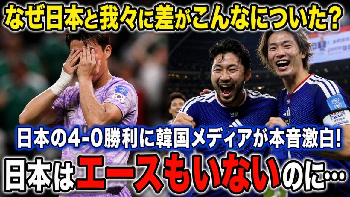 [Réactions de l'étranger]"Nous et le Japon sommes dans une situation très différente" Les journaux coréens sont choqués par le fait que l'équipe nationale japonaise marque 6 buts même sans Mitoma et Kubo ! Les médias coréens sont furieux de la différence avec l'équipe nationale coréenne !