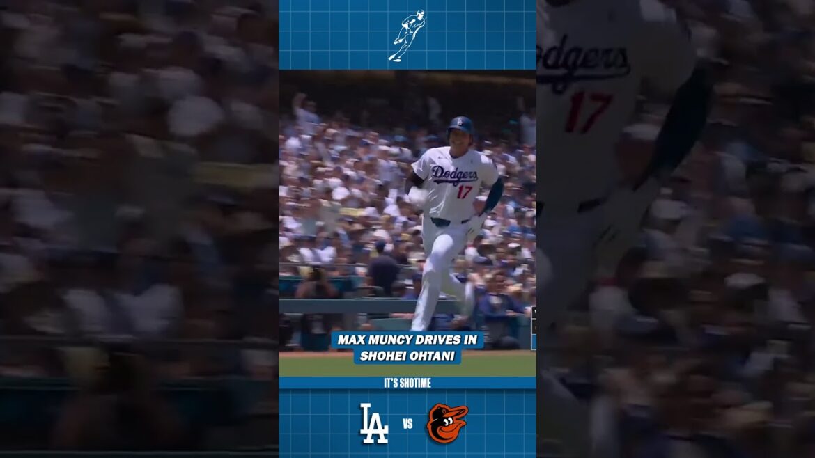Shohei rentre chez lui avec le single RBI de Muncy
