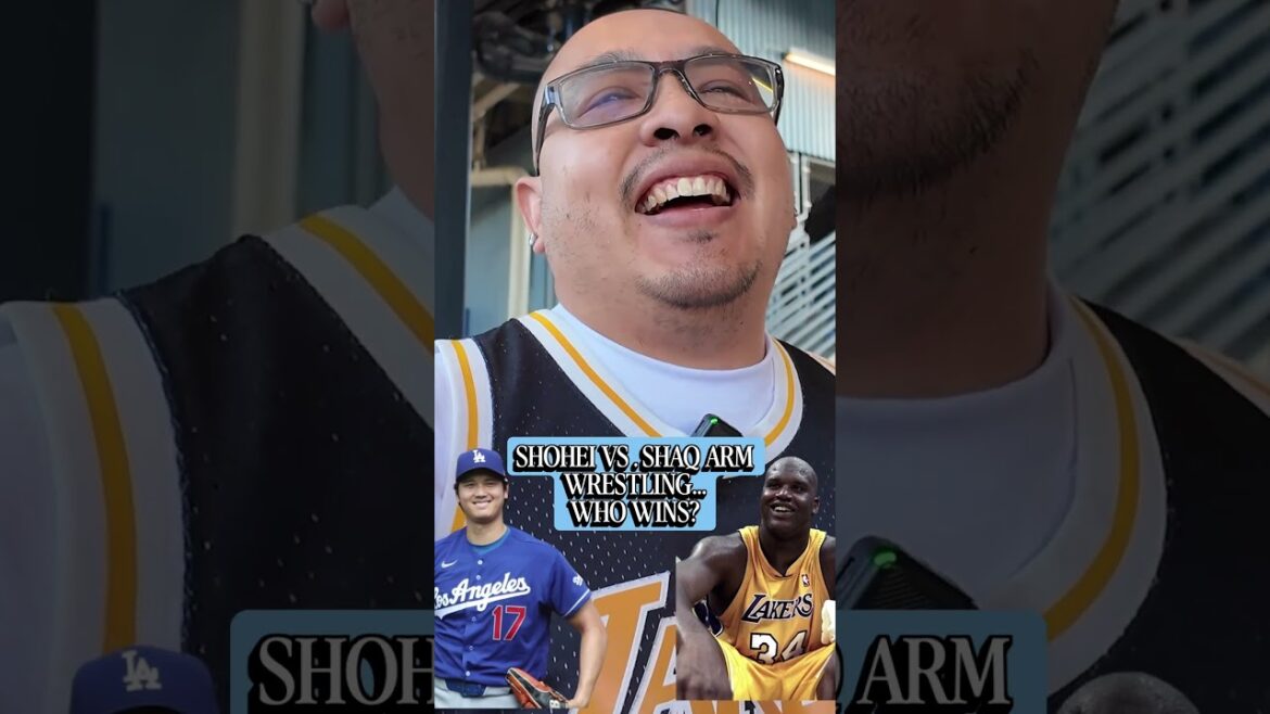 Shohei Ohtani contre. Shaq dans le bras de fer ?! Shohei Ohtani contre. Shaq dans le bras de fer ?!