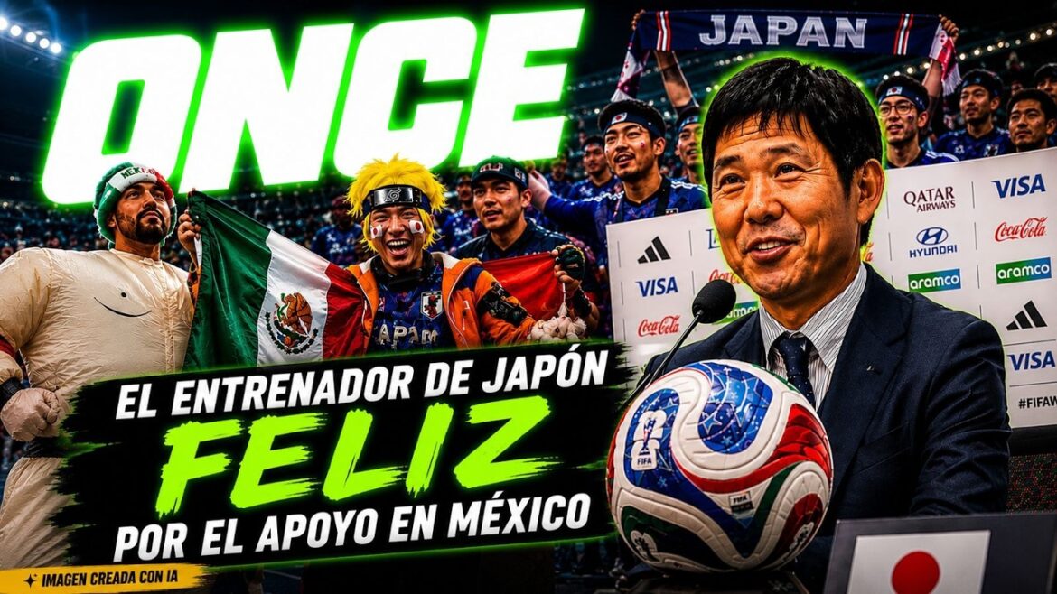 HAJIME MORIYASU SATISFAITS DU SOUTIEN MEXICAIN AU JAPON | UNE FOIS par jour HAJIME MORIYASU SATISFAITS DU SOUTIEN MEXICAIN AU JAPON | UNE FOIS par jour