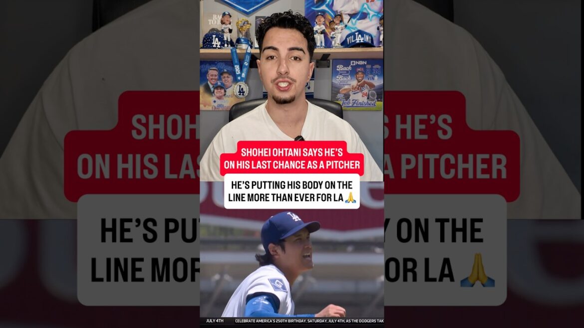 Shohei Ohtani suppose qu’il en est à sa dernière chance en tant que lanceur 🚨 Shohei Ohtani suppose qu'il en est à sa dernière chance en tant que lanceur 🚨