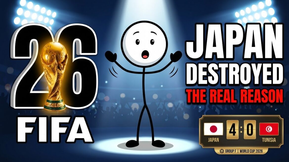 Comment le Japon a DÉTRUIT la Tunisie 4-0 à la Coupe du Monde 2026 (La vraie raison) Comment le Japon a DÉTRUIT la Tunisie 4-0 à la Coupe du Monde 2026 (La vraie raison)