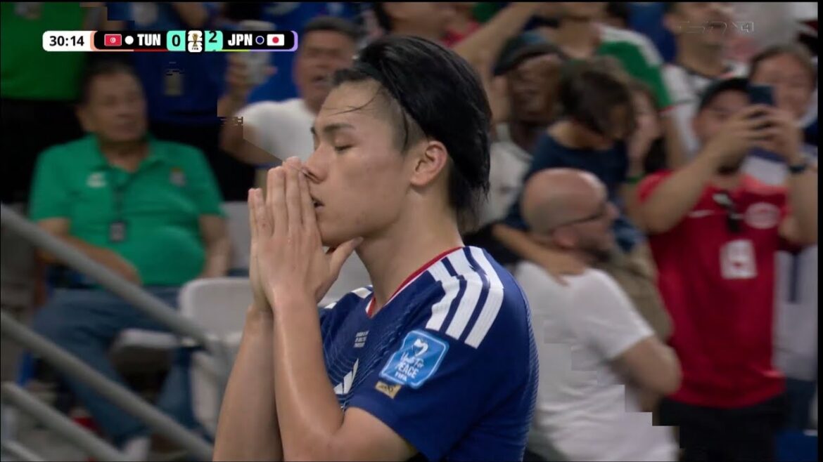Ayase Ueda But contre la Tunisie | Japon vs Tunisie 2-0 Faits saillants | Coupe du Monde de la FIFA 2026