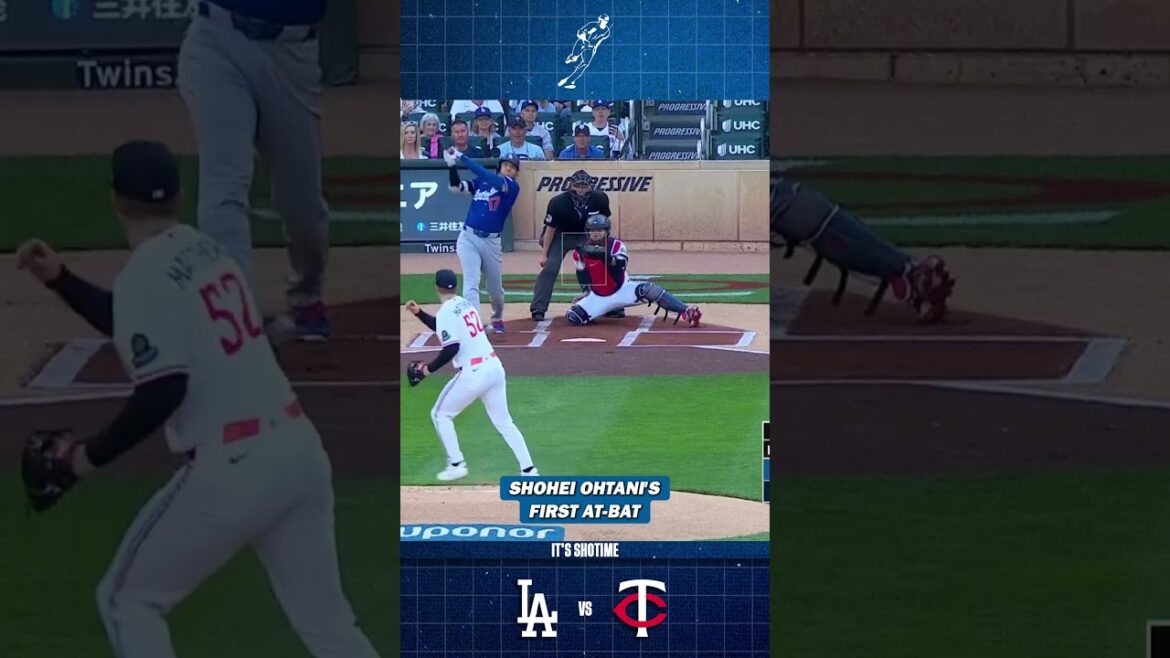 Premier match At-Bat VS Twins de Shohei Ohtani 1