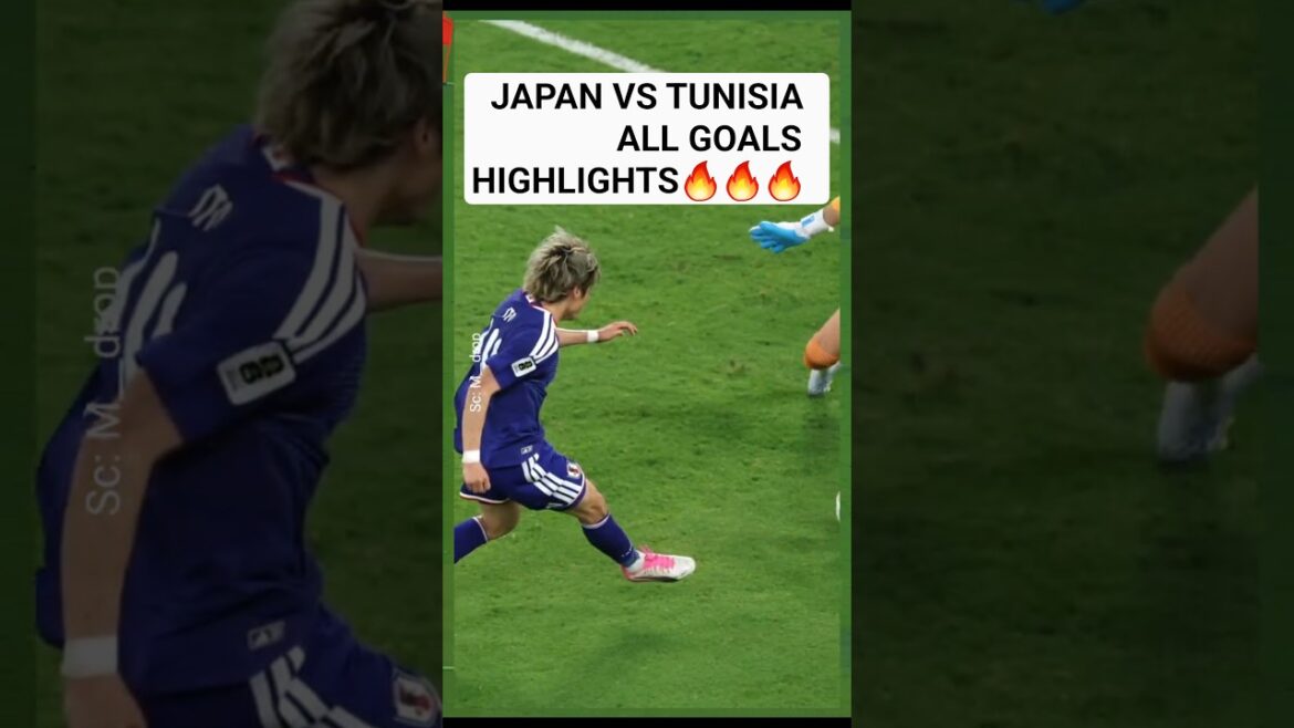 JAPON 4-0 TUNISIE TOUS LES FAITS SAILLANTS DES BUTS | Faits saillants Coupe du Monde de la FIFA Japon vs Tunisie #Japangoal #wc26 JAPON 4-0 TUNISIE TOUS LES FAITS SAILLANTS DES BUTS | Faits saillants Coupe du Monde de la FIFA Japon vs Tunisie #Japangoal #wc26