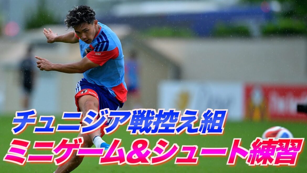 [Équipe nationale du Japon]Reprise contre la Suède ! Mini-jeu 7v7 et entraînement de tir restant