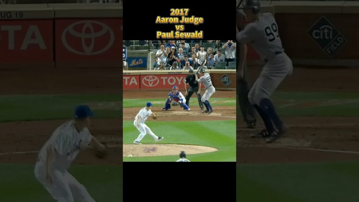 Aaron Judge contre Paul Sewald 2017 MLB tous les pitchs des Yankees de New York Aaron Judge #shorts