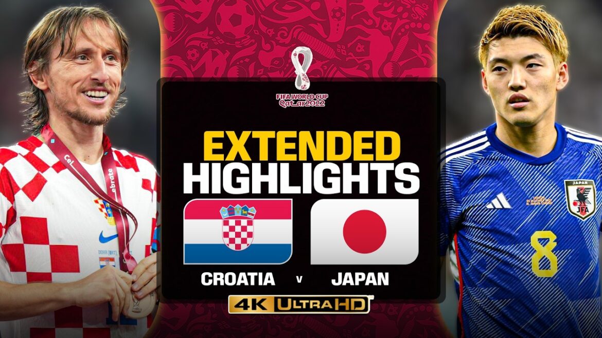 L'EXPÉRIENCE DE LA CROATIE A DÉTRUIT LE CONTE DE FÉES DU JAPON DANS UNE BATAILLE TENSION 🤯⚽ WC 22 [4K]