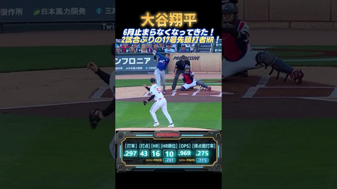 dernières nouvelles ! Shohei Otani N°17 HR pour la première fois en 2 matchs !