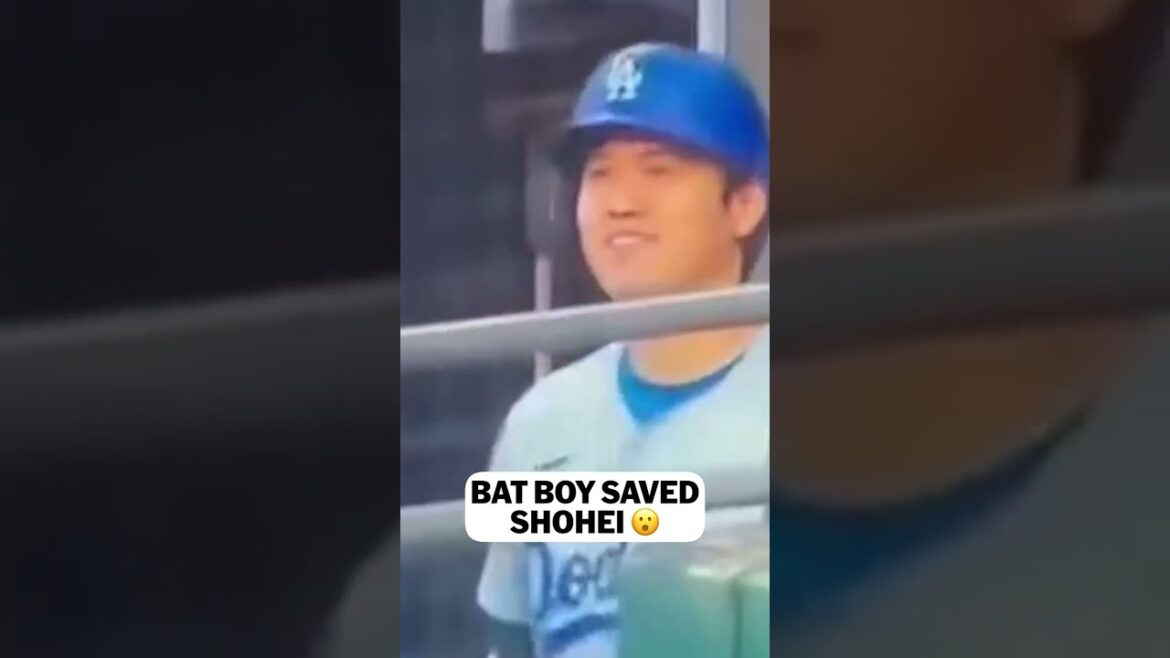 Le bat boy des Dodgers a sauvé Shohei Ohtani grâce à ses réflexes rapides et a agi comme si ce n’était pas grave 😯 Le bat boy des Dodgers a sauvé Shohei Ohtani grâce à ses réflexes rapides et a agi comme si ce n'était pas grave 😯
