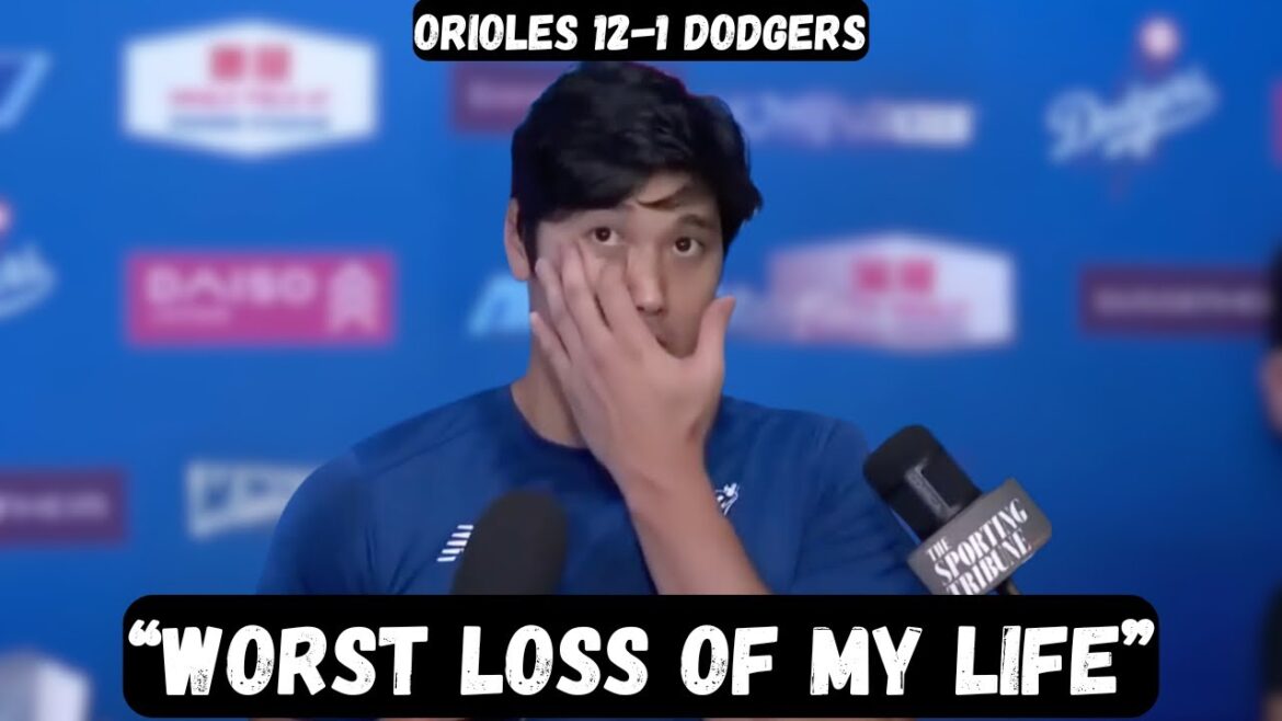 Shohei Ohtani EN LARMES après une défaite EMBARRASSANTE – Interview d’après-match – Orioles 12-1 Dodgers Shohei Ohtani EN LARMES après une défaite EMBARRASSANTE – Interview d'après-match – Orioles 12-1 Dodgers