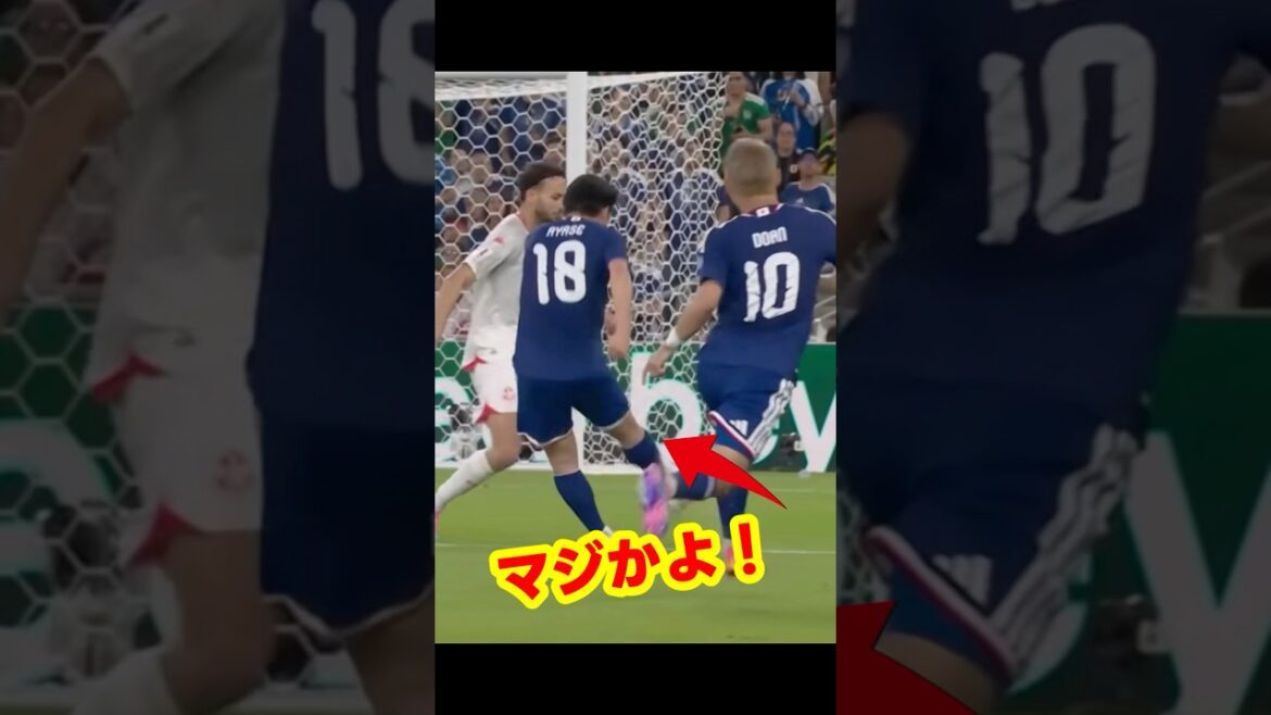 Contre-attaque unie ! Le jour où Kiyo Ueda, Junya Ito, Ao Tanaka et d’autres ont écrasé la Tunisie d’un contre uni lors de la Coupe du Monde ! #soccer #fifaworldcup2026