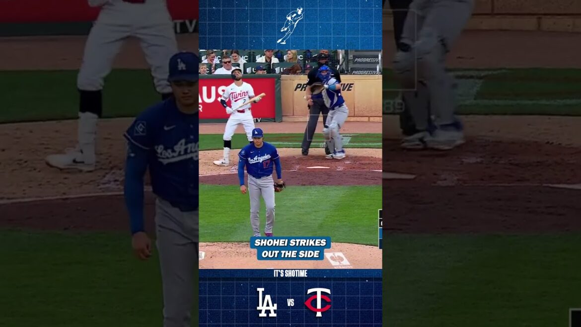 Shohei Ohtani frappe sur le côté