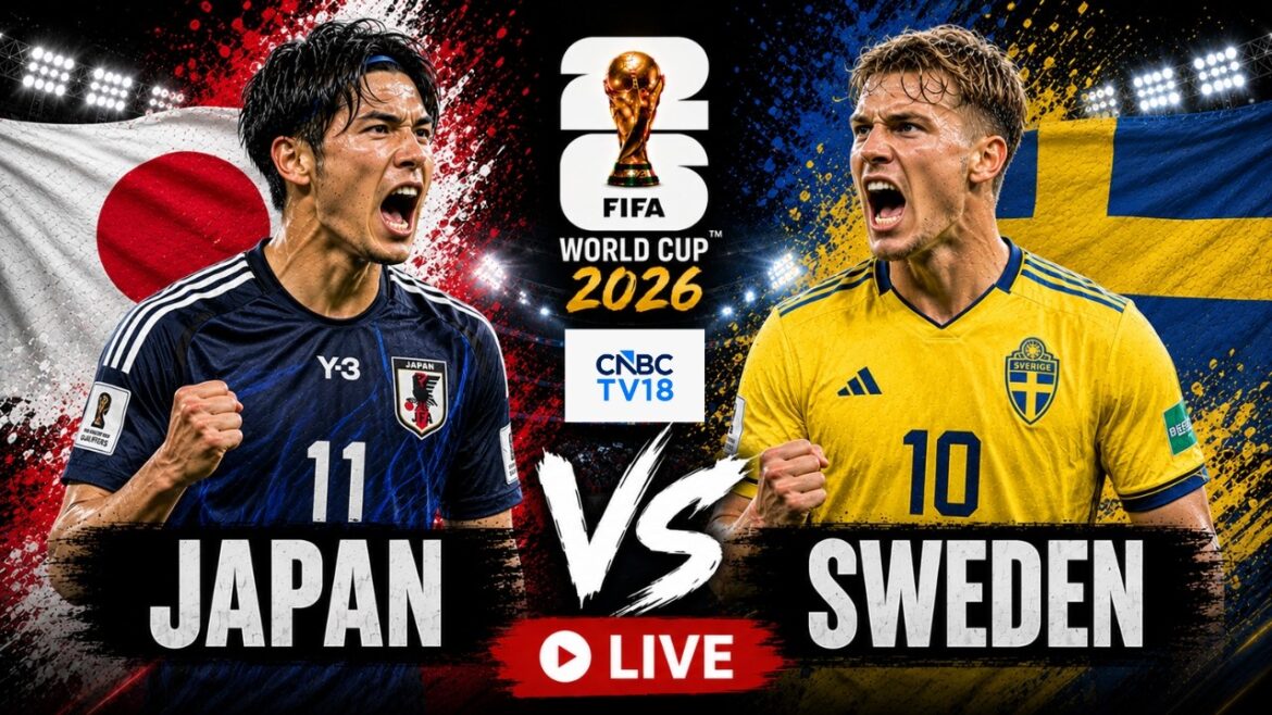 🔴Coupe du Monde de la FIFA 2026 EN DIRECT : match Japon contre Suède en direct du stade de Dallas | Ueda | Gyökeres | N18G