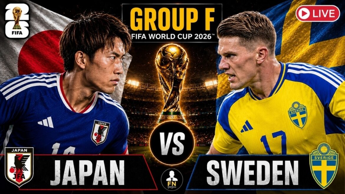 Japon vs Suède - Coupe du Monde FIFA 2026 - Groupe F - Play by Play - Diffusion radio couleur en direct