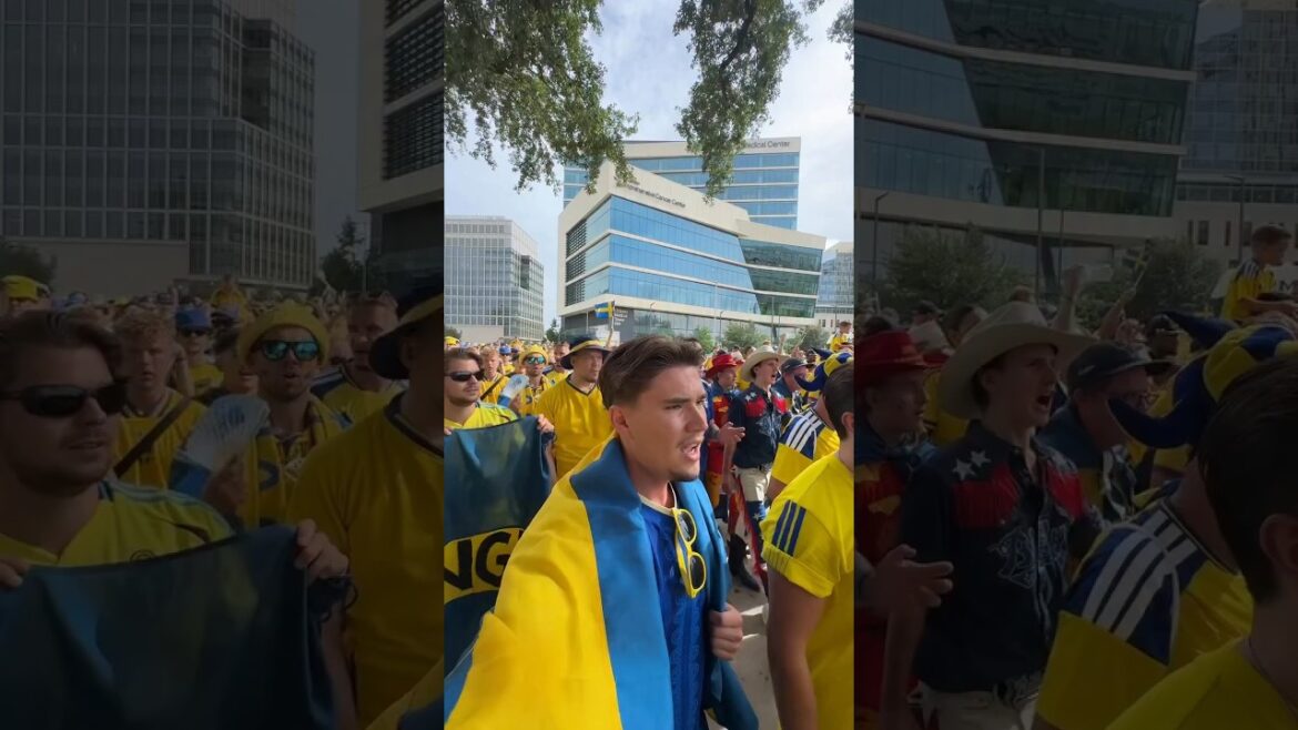 🇸🇪 La Suède bat le Japon ! Les fans suédois célèbrent follement après la fantastique victoire aux Championnats du monde 2026 🏆⚽