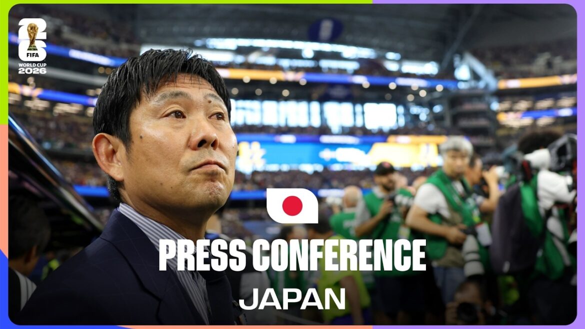 Conférence de presse d'après-match : le Japonais Hajime Moriyasu sur le match nul 1-1 contre la Suède