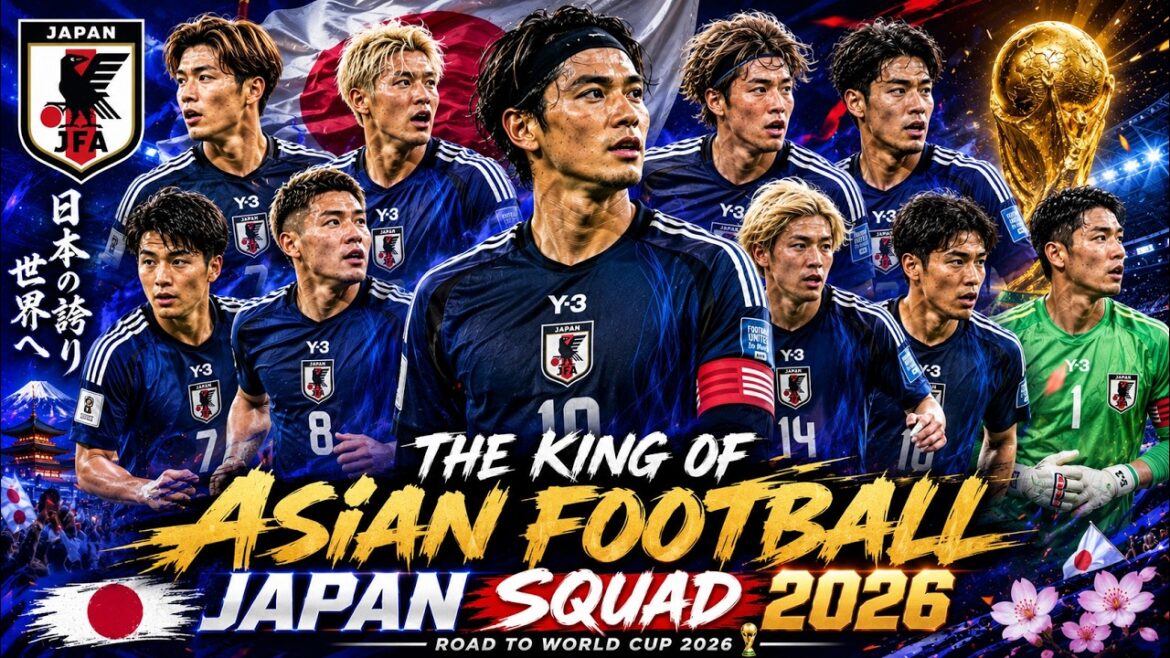 Équipe officielle du JAPON pour la Coupe du Monde de la FIFA 2026 | Phase de Groupes F | Équipe du Japon 2026