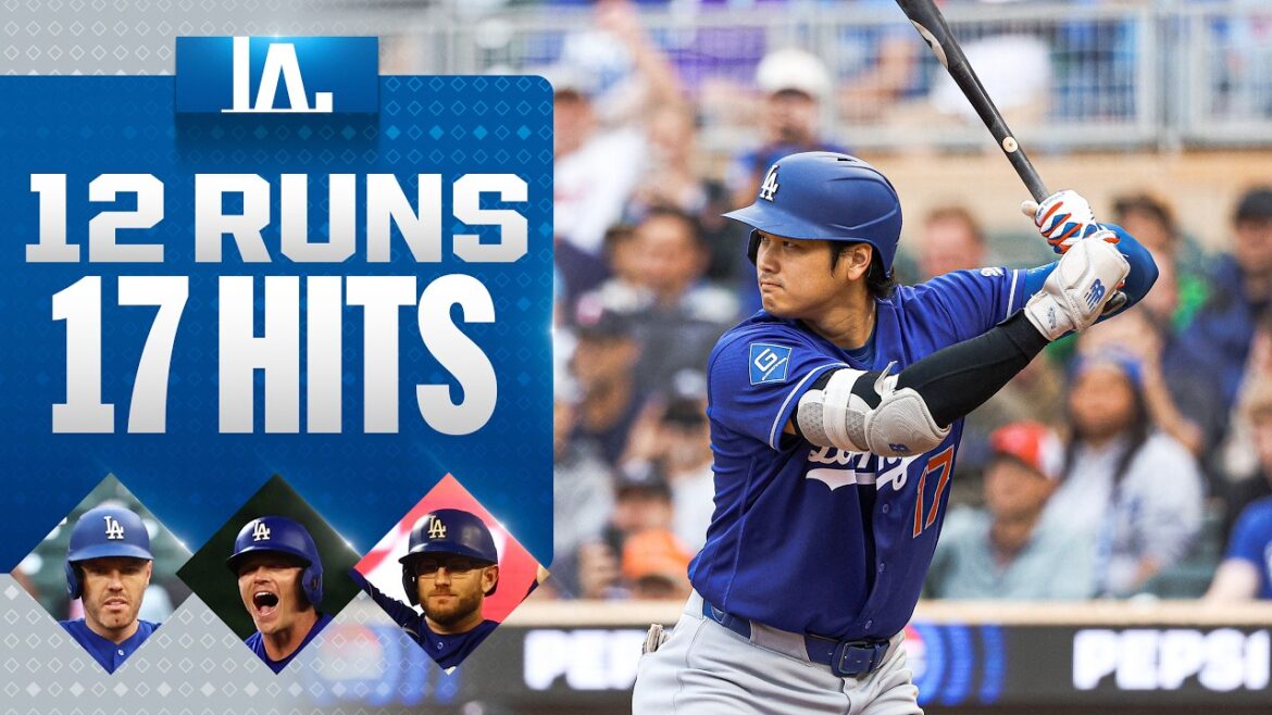 Les battes des Dodgers de Los Angeles s’en vont pour 12 points sur 17 coups sûrs ! 💪 (9 joueurs différents conduisent en courses !) Les battes des Dodgers de Los Angeles s'en vont pour 12 points sur 17 coups sûrs ! 💪 (9 joueurs différents conduisent en courses !)