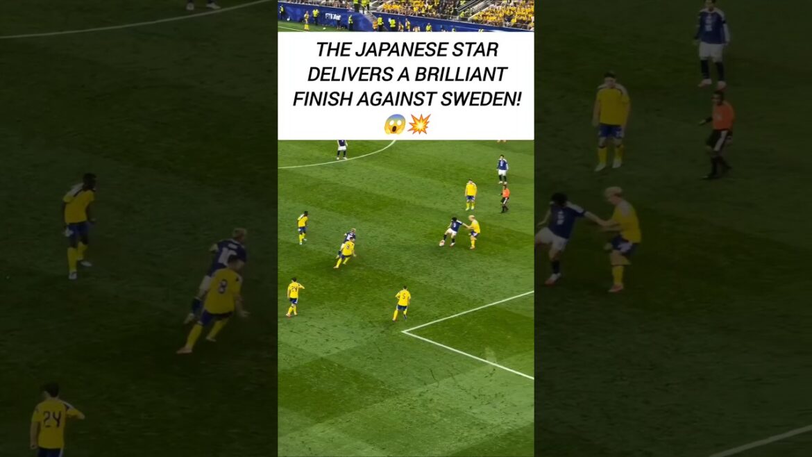 DAIZEN MAEDA ÉTONNE LA SUÈDE ! 🇯🇵🔥 | BUT INSANE #shorts #japon #football