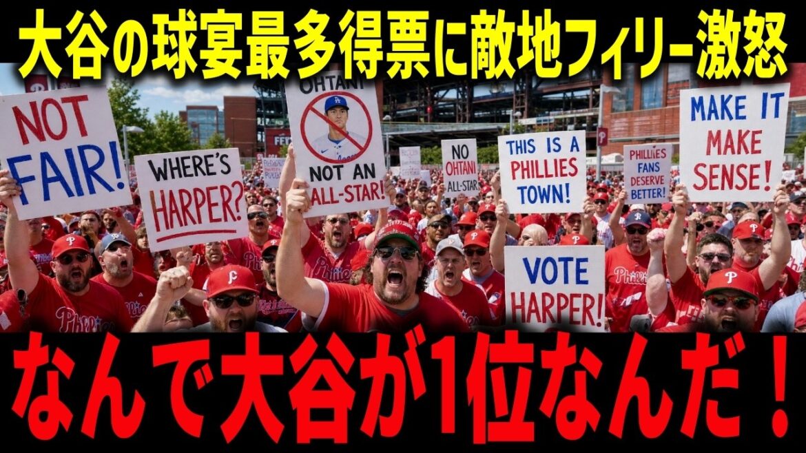 [Shohei Otani]L'ennemi Philly furieux après avoir reçu le plus de votes dans le jeu de balle : "Pourquoi Otani est-il à la première place ?" La légende raconte la perte de 29 tirs de Schwarber : "Si vous avez une plainte, lancez-la"[Réaction d'outre-mer/MLB]