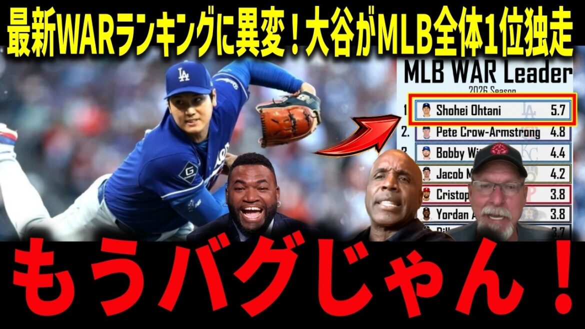 [Shohei Otani]Se classe 1er au classement général de la MLB avec seulement 5 points dans la dernière WAR ! 6e manche 8K et la légende de l'auto-assistance opportune crie « Expulsez-le de la MLB ! » Un joueur à deux armes détruit les indicateurs[Réaction outre-mer/MLB]