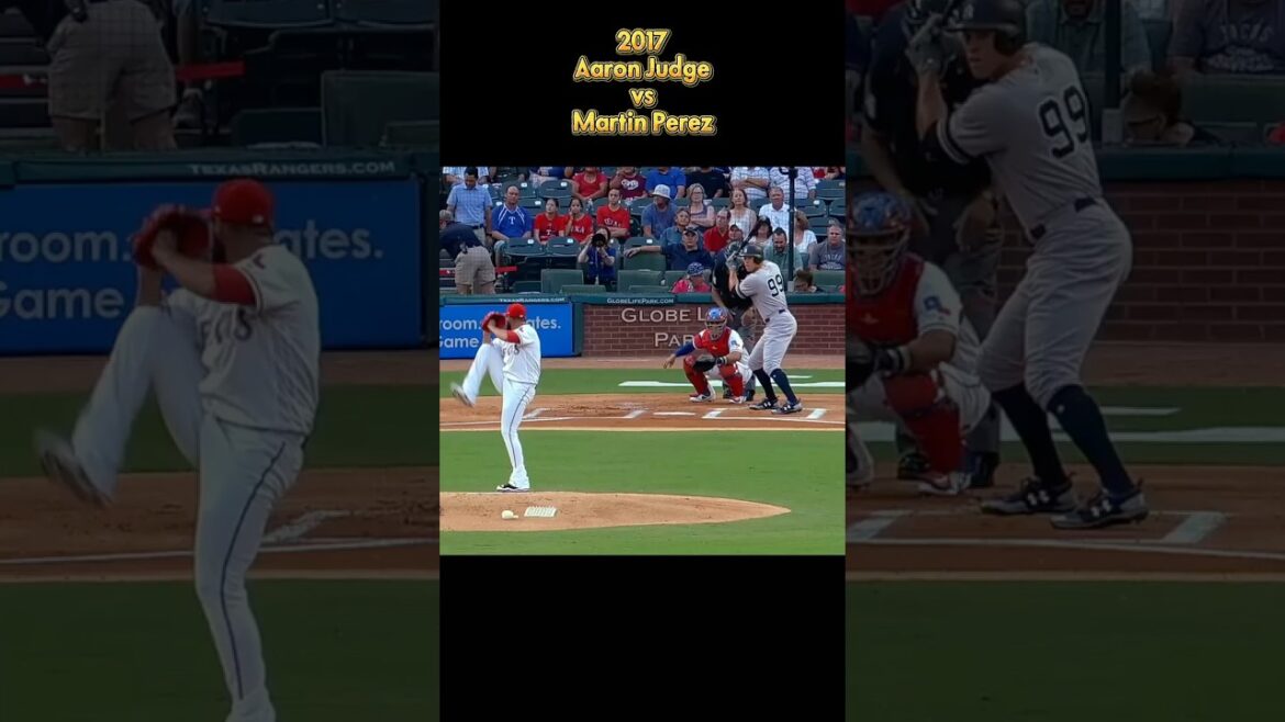Aaron Judge contre Martin Perez 2017 MLB tous les pitchs des Yankees de New York Aaron Judge #shorts Aaron Judge contre Martin Perez 2017 MLB tous les pitchs des Yankees de New York Aaron Judge #shorts