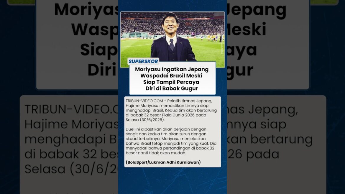 Moriyasu rappelle au Japon de se méfier du Brésil même s’il est prêt à paraître confiant lors des huitièmes de finale Moriyasu rappelle au Japon de se méfier du Brésil même s'il est prêt à paraître confiant lors des huitièmes de finale