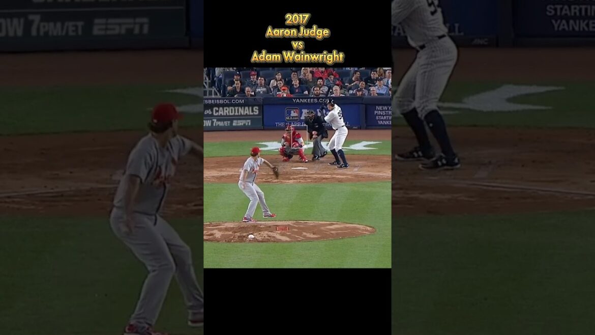 Aaron Judge contre Adam Wainwright 2017 MLB tous les pitchs des Yankees de New York Aaron Judge #shorts Aaron Judge contre Adam Wainwright 2017 MLB tous les pitchs des Yankees de New York Aaron Judge #shorts