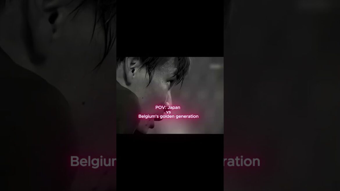 Quand le Japon a failli éliminer la génération dorée de la Belgique.