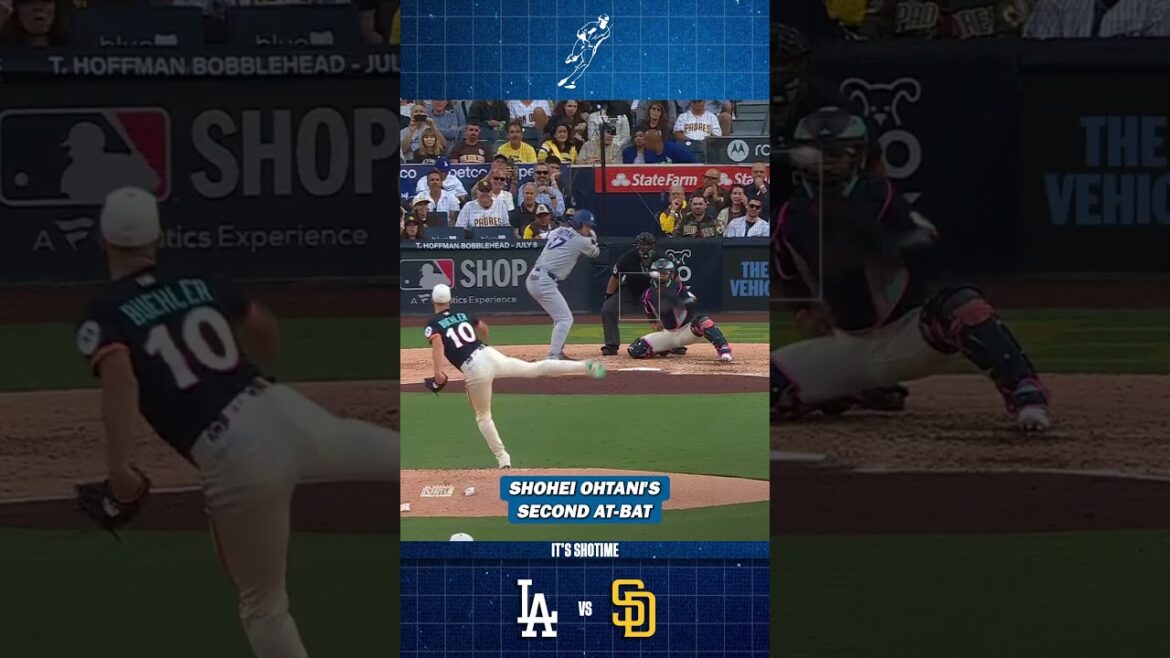 Deuxième match 1 au bâton contre les Padres de Shohei Ohtani