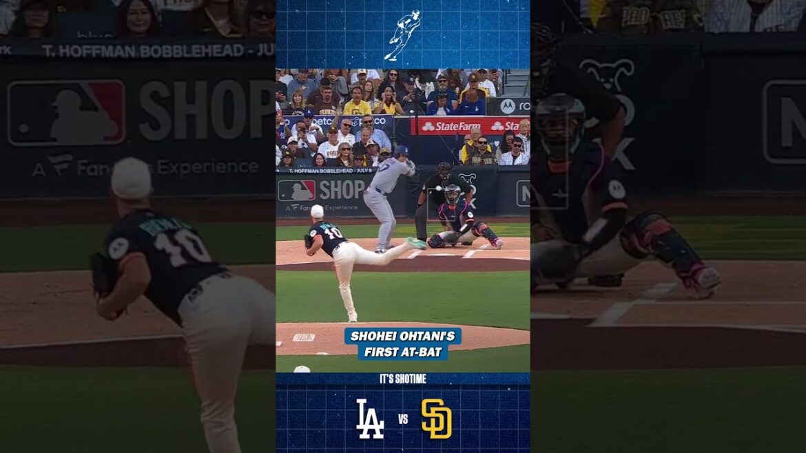 Premier match au bâton contre les Padres de Shohei Ohtani