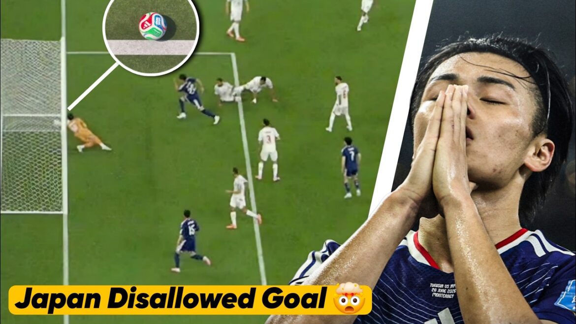 But du Japon refusé par MOINS de 1 mm contre la Tunisie 😱 | Drame technologique sur la ligne de but ! 🤯