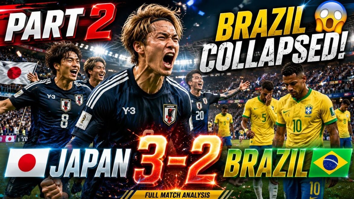 🔥 JAPON vs BRÉSIL PARTIE 2 | LE RETOUR QUI A CHOQUÉ LE MONDE ! 🇯🇵⚽🇧🇷