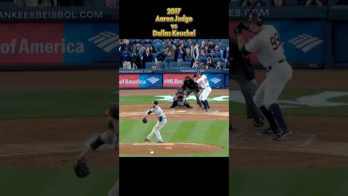 Aaron Judge contre Dallas Keuchel 2017 MLB tous les pitchs des NewYork Yankees Aaron Judge #shorts
