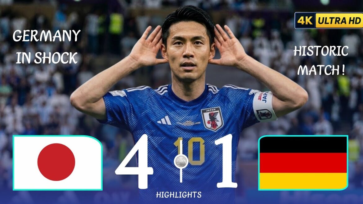CHAIR DE POULE! LE MONDE S'EST ARRÊTÉ POUR REGARDER LE JAPON BATTRE L'ALLEMAGNE DANS LE MATCH HISTORIQUE