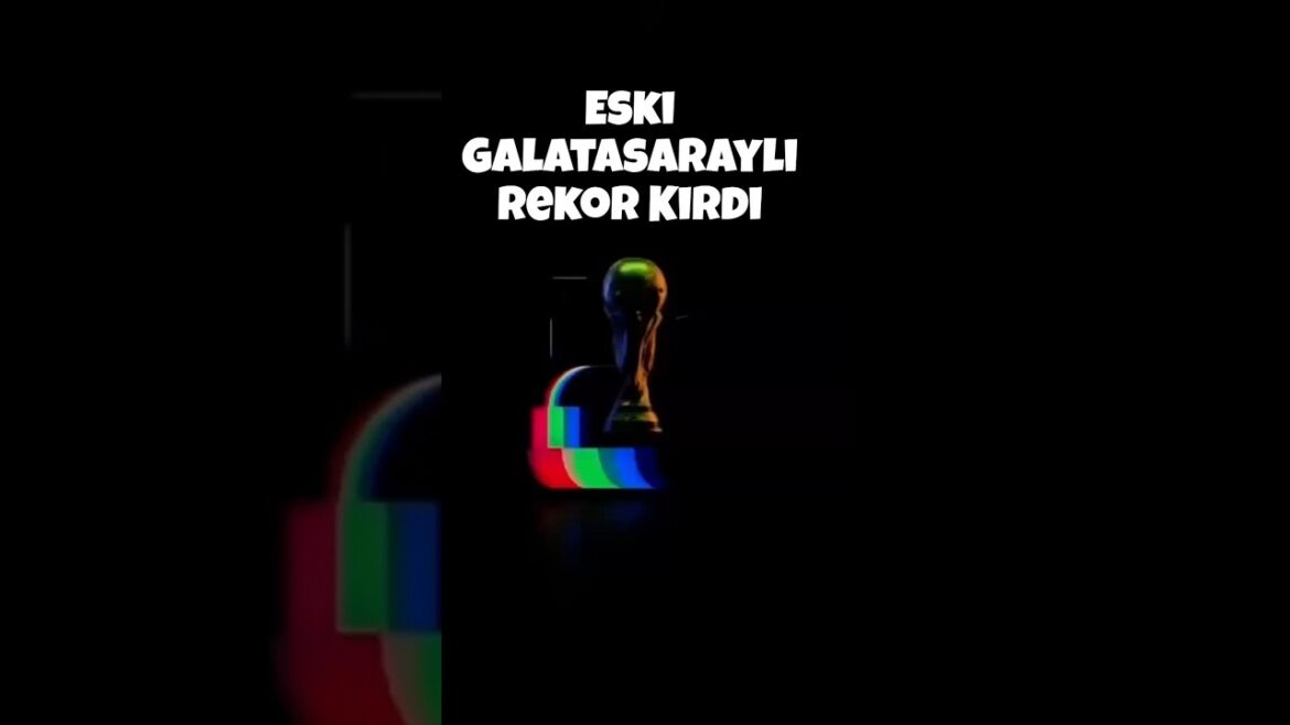 Un ancien joueur de Galatasaray a battu un record lors de la Coupe du monde