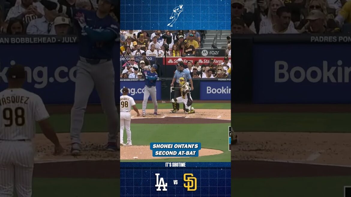 Deuxième match au bâton contre les Padres de Shohei Ohtani