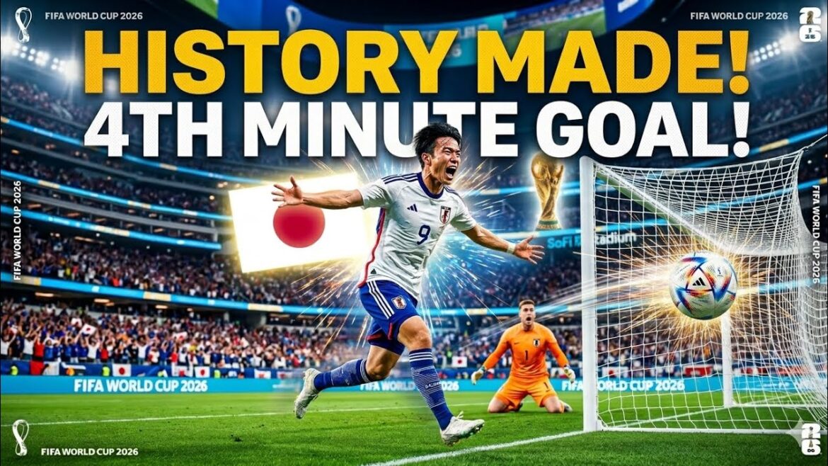 HISTOIRE FAIT! 😱 Daichi Kamada marque lors du 1000e match de Coupe du Monde de la FIFA | Japon vs Tunisie 2026 HISTOIRE FAIT! 😱 Daichi Kamada marque lors du 1000e match de Coupe du Monde de la FIFA | Japon vs Tunisie 2026